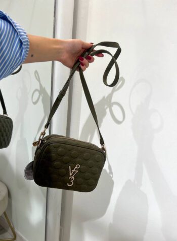 Shop Online Mini bag Eva tracolla matelassé verde militare V73