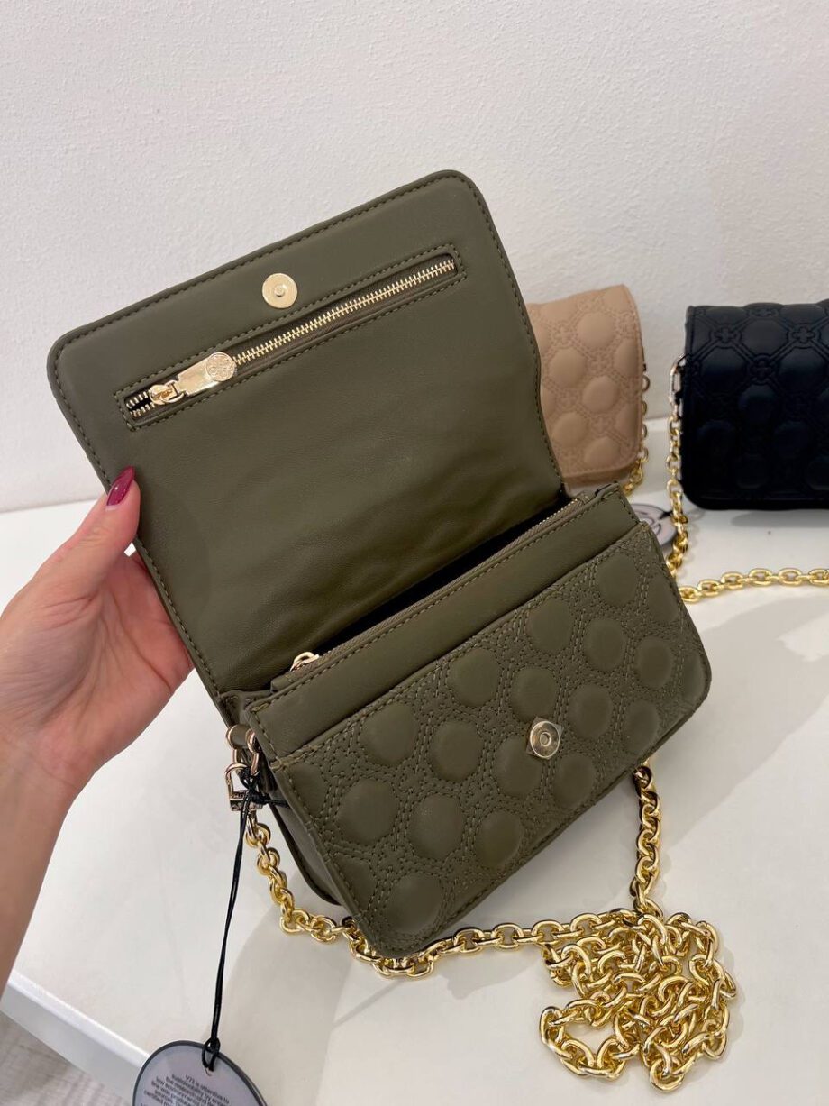 Shop Online Borsa pochette Eva matelassé verde militare V73