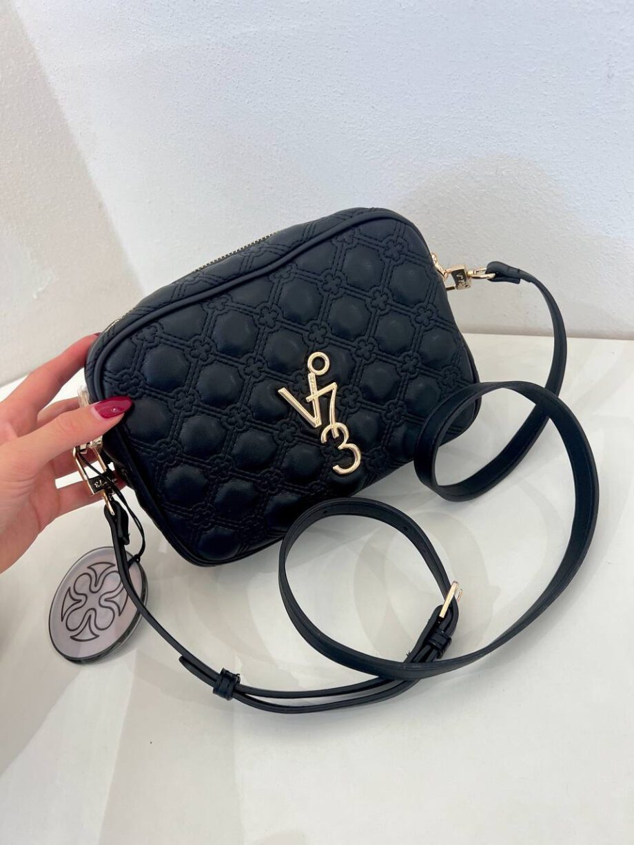 Shop Online Mini bag Eva tracolla matelassé nera V73