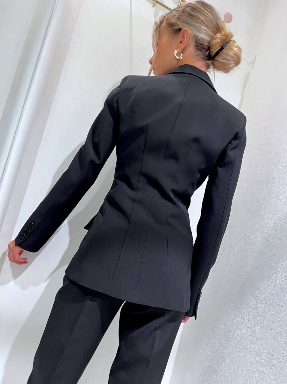 Shop Online Blazer nero un bottone avvitato Vicolo