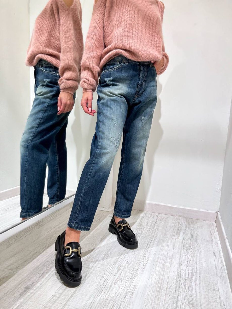 Shop Online Jeans boyfriend scuro sfumato Souvenir