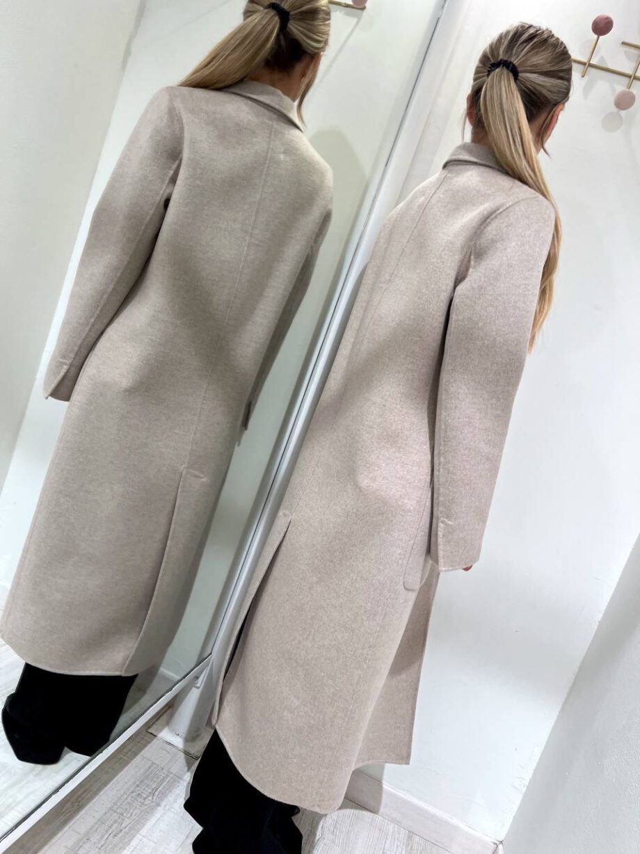 Shop Online Cappotto lungo un bottone tortora Vicolo