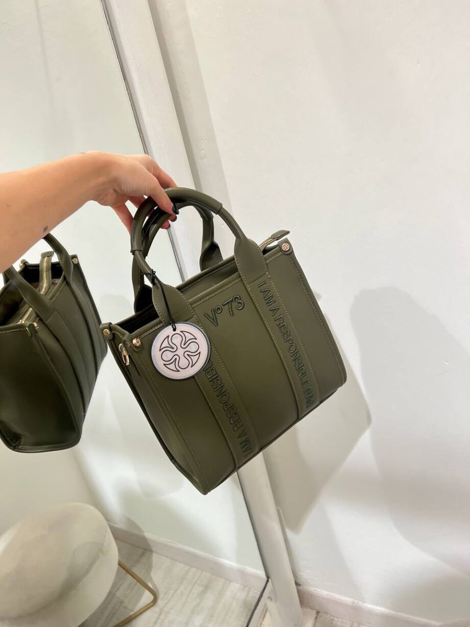 Shop Online Borsa shopper Echo verde militare V73