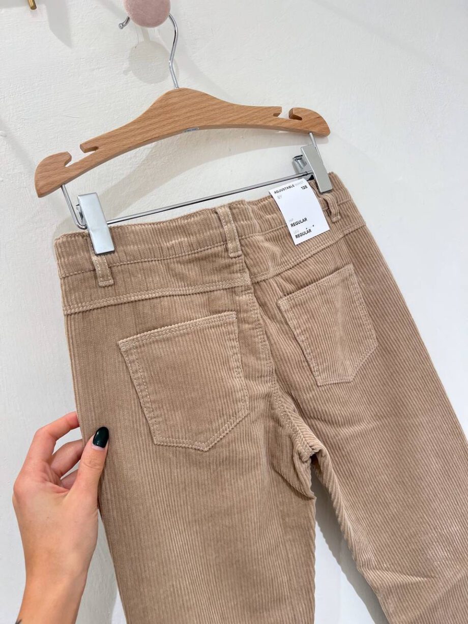 Shop Online Pantalone dritto beige in velluto Name it