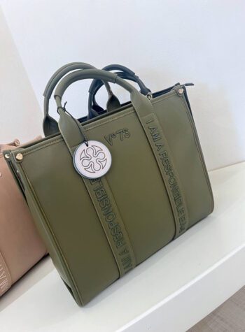 Shop Online Borsa maxi shopper Echo verde militare V73