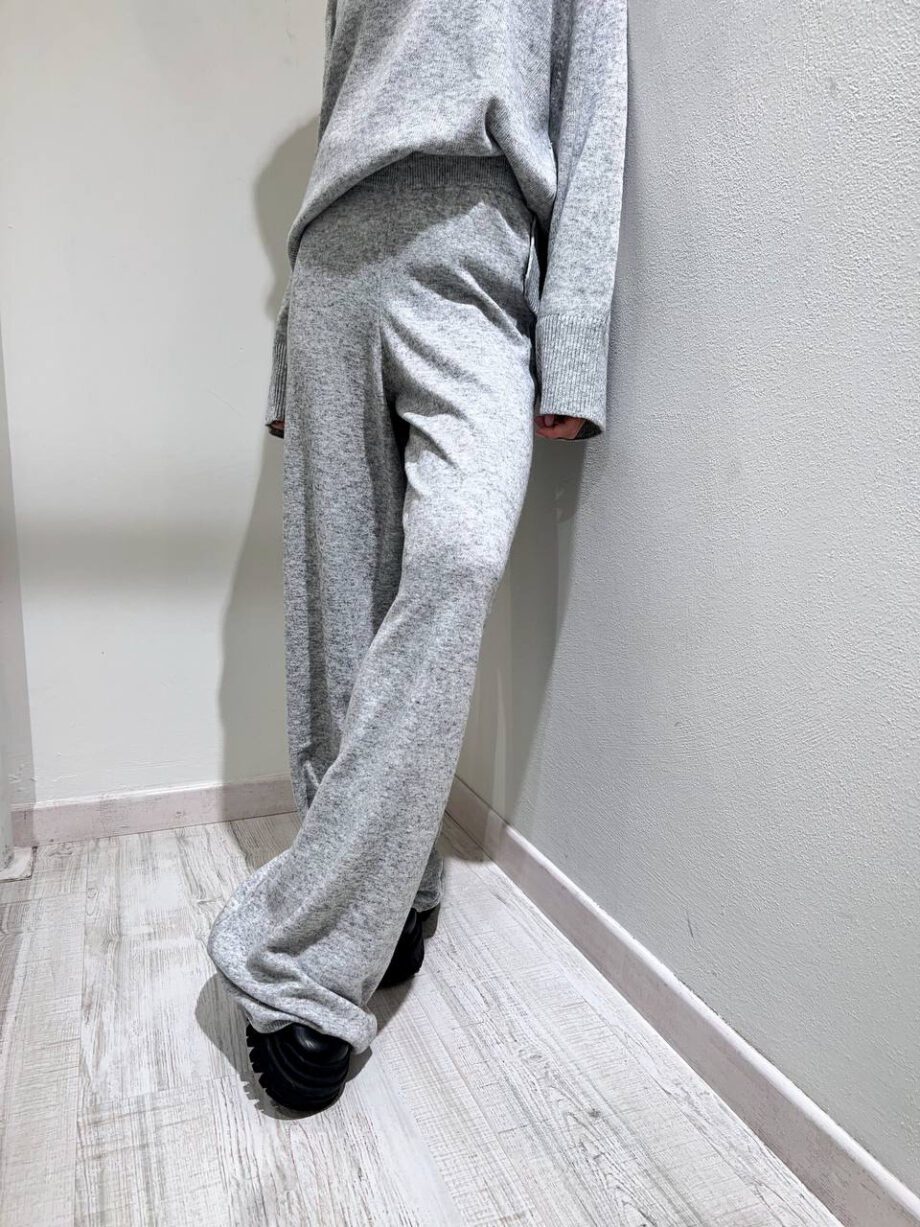 Shop Online Pantalone in maglia ampio grigio Vicolo