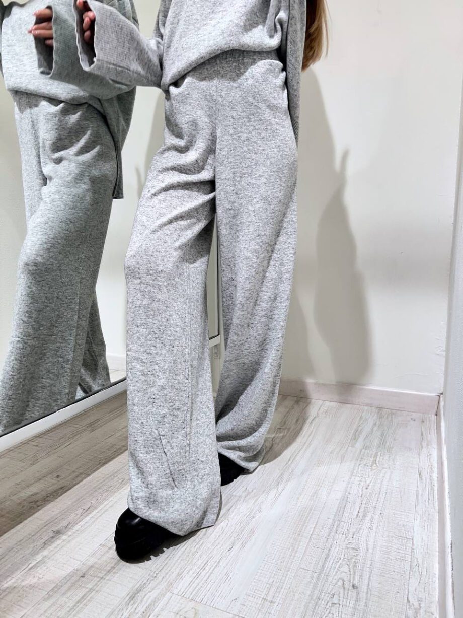 Shop Online Pantalone in maglia ampio grigio Vicolo