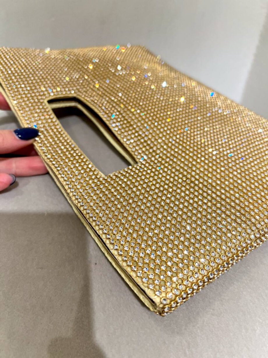 Shop Online Pochette busta strass oro