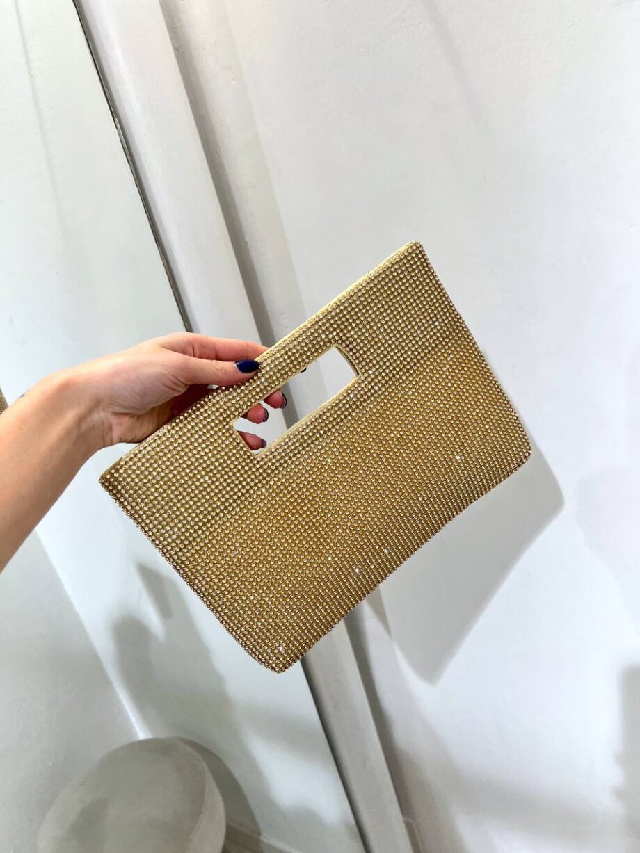 Shop Online Pochette busta strass oro