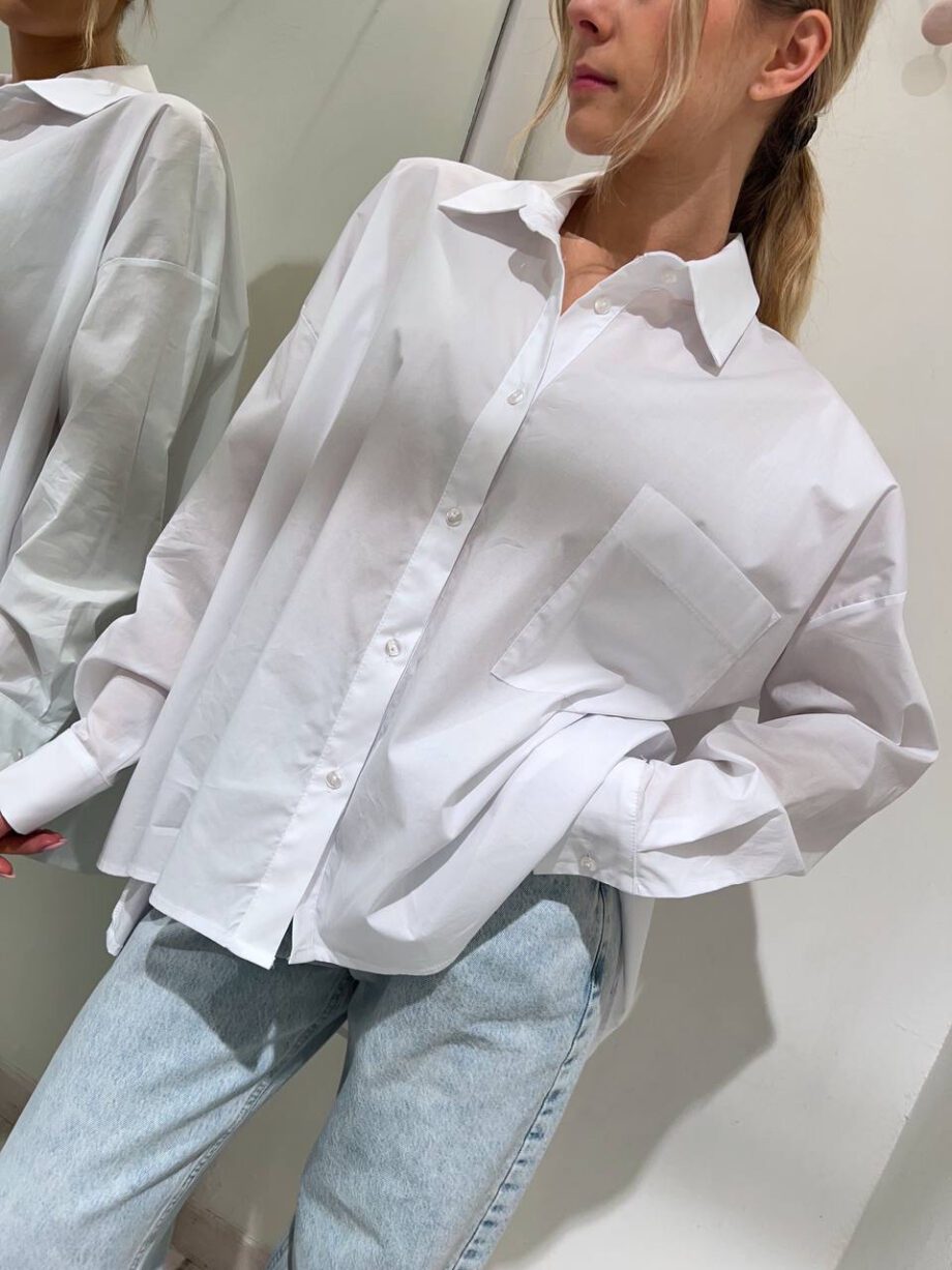 Shop Online Camicia oversize bianca HaveOne