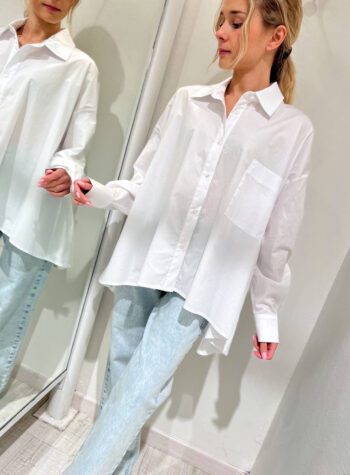 Shop Online Camicia oversize bianca HaveOne