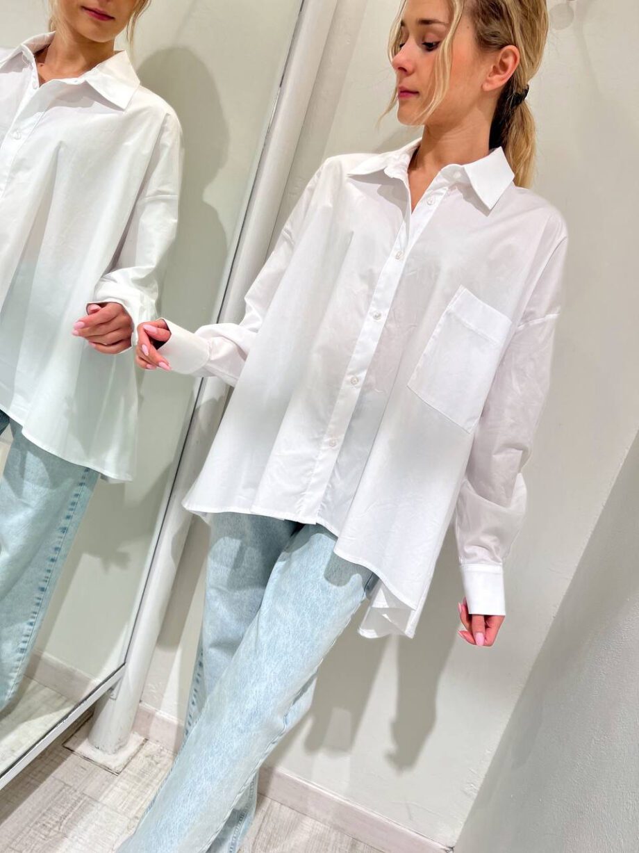 Shop Online Camicia oversize bianca HaveOne