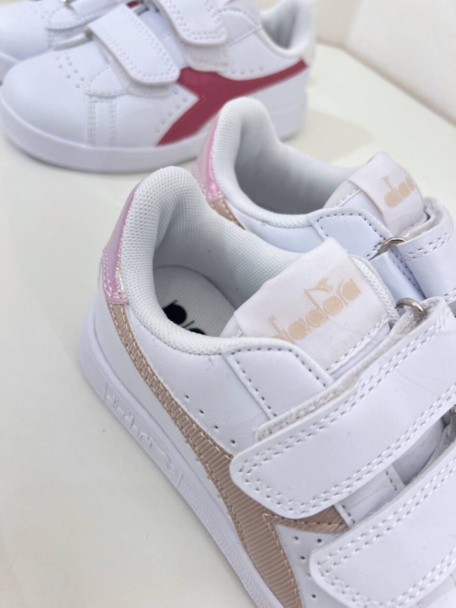 Shop Online Sneakers game p ps bianche e rosa Diadora