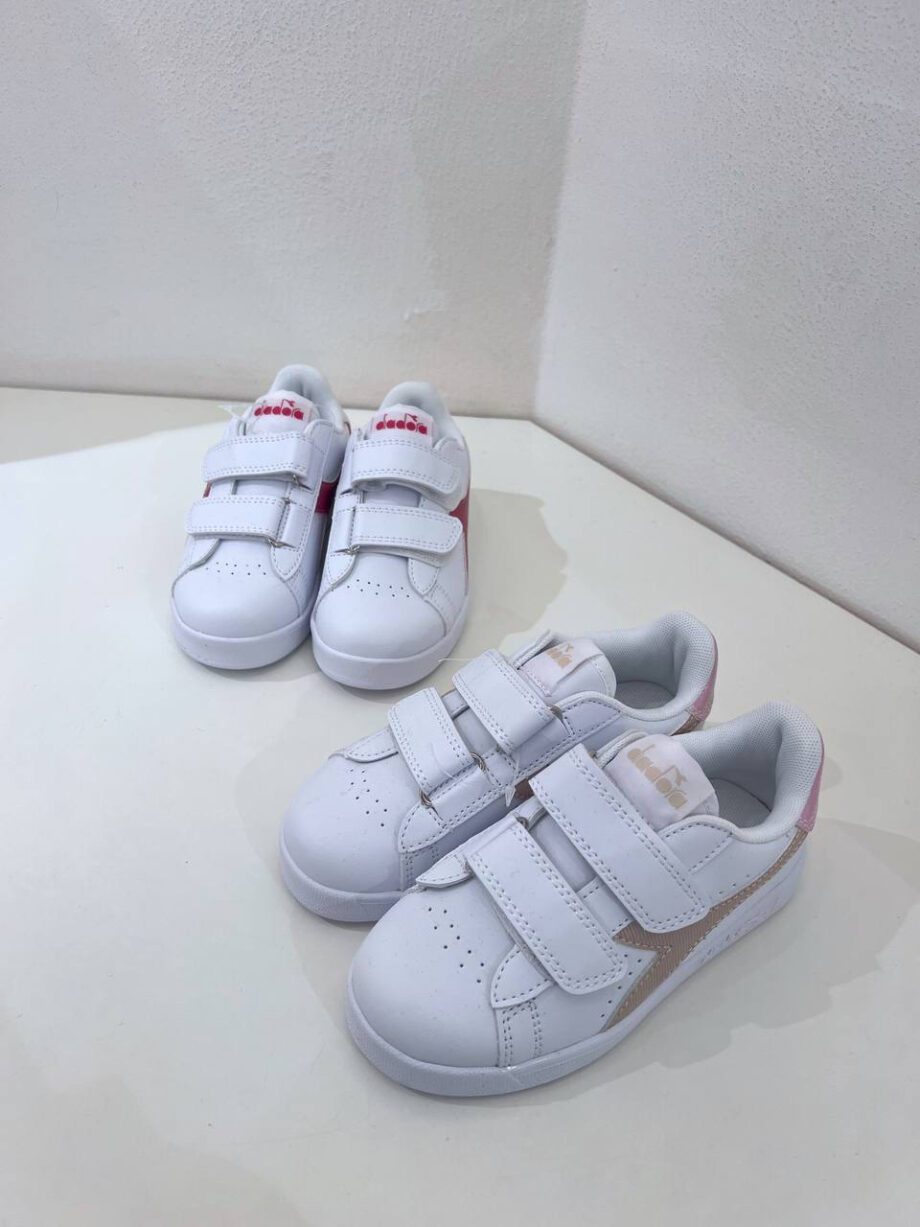 Shop Online Sneakers game p ps bianche e rosa Diadora