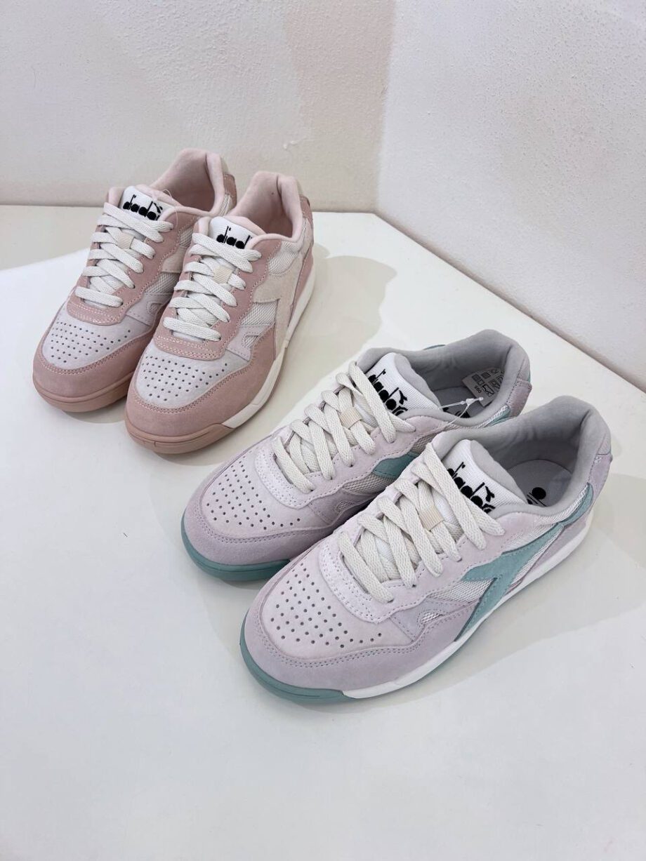 Shop Online Sneakers Winner rosa e tortora Diadora