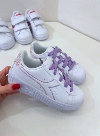 Shop Online Sneakers game p ps bianche e rosa Diadora