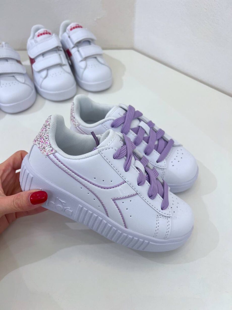 Shop Online Sneakers game p ps bianche e rosa Diadora