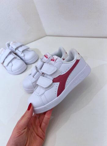 Shop Online Sneakers game p ps bianche e rosa Diadora