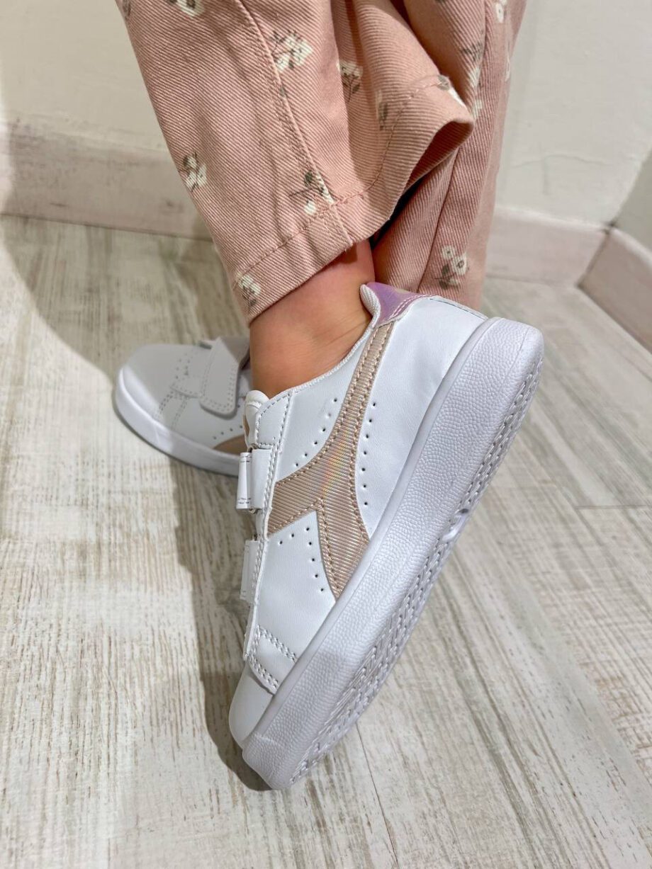 Shop Online Sneakers game p ps bianche e beige Diadora