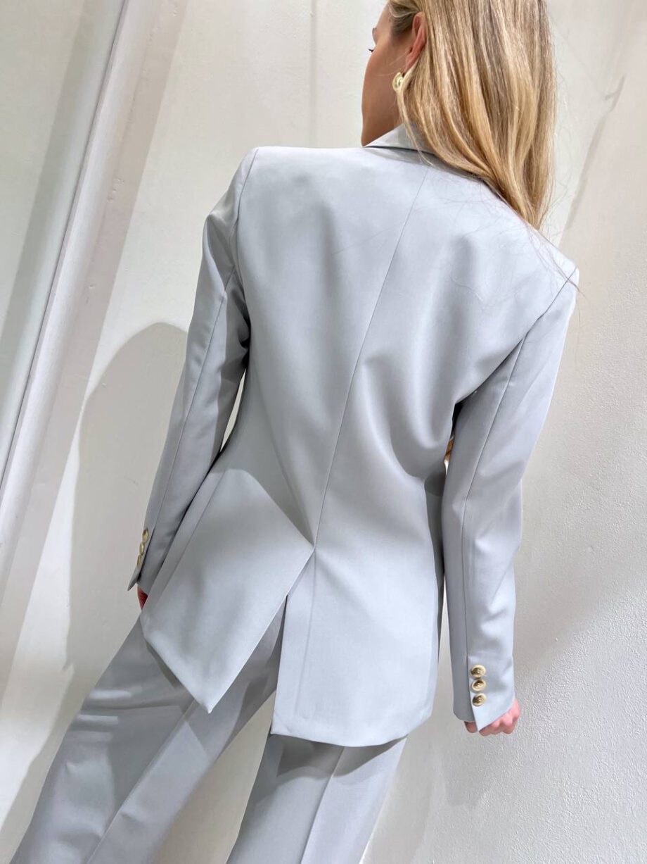 Shop Online Pantalone palazzo grigio perla Vicolo