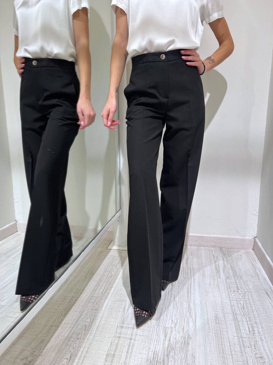 Shop Online Pantalone palazzo nero Vicolo