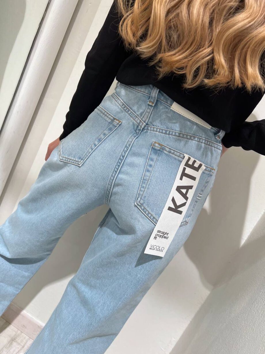 Shop Online Jeans Kate chiaro rotture Vicolo