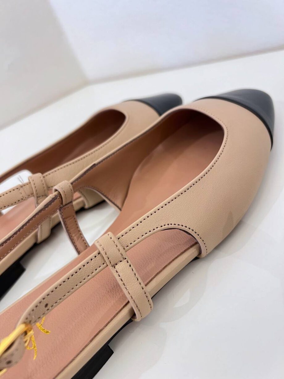 Shop Online Ballerina nude punta nera Ovyè