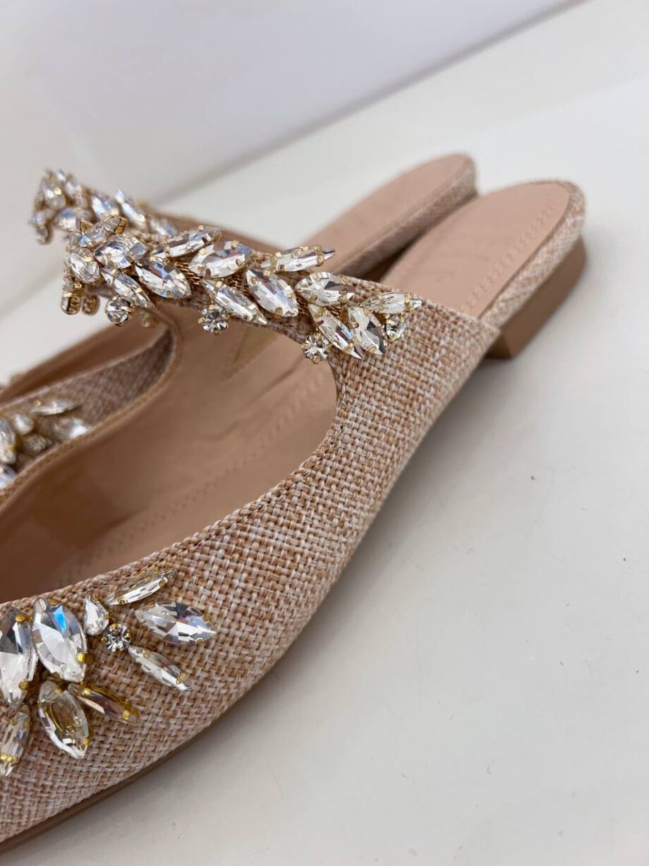Shop Online Ballerina Chiara in rafia e pietre Twentyfourhaitch