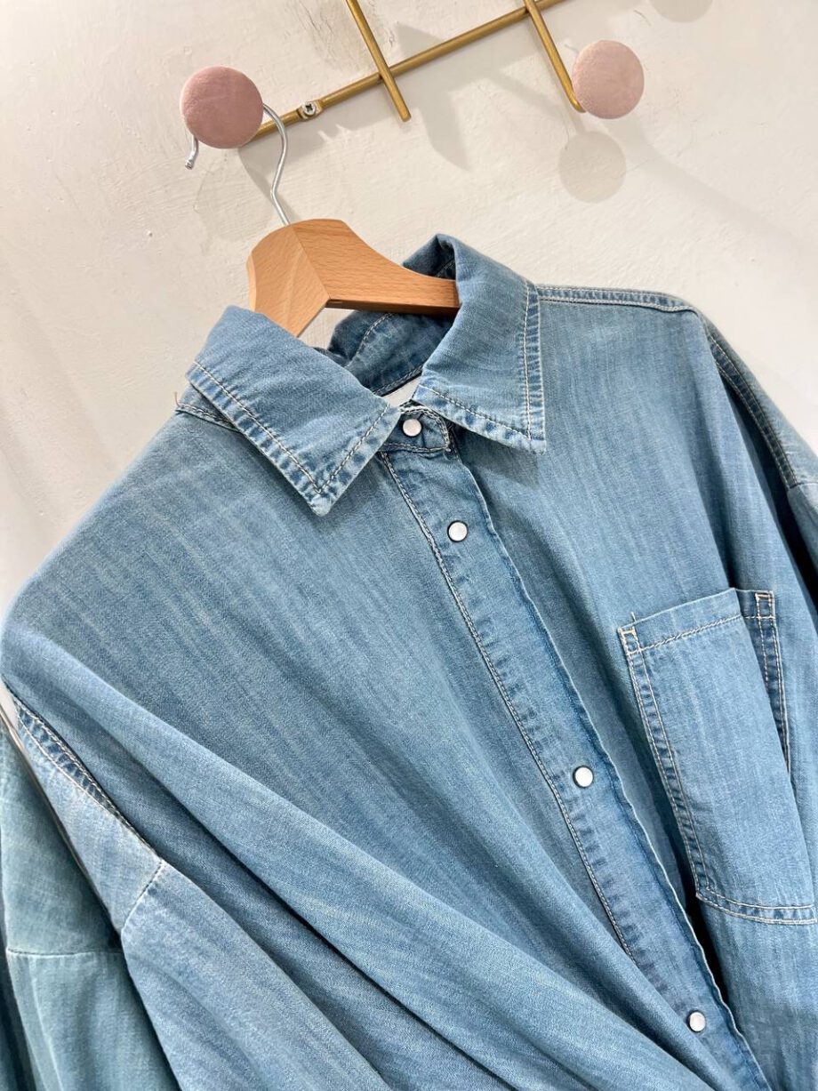 Shop Online Vestito camicia in jeans con cintura Souvenir
