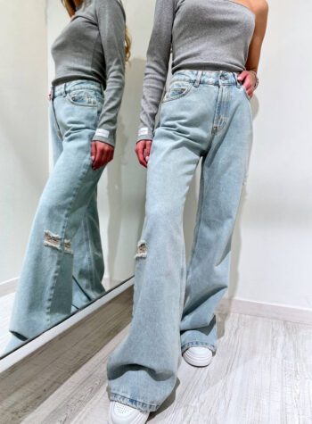 Shop Online Jeans Tokyo chiaro con rottura HaveOne