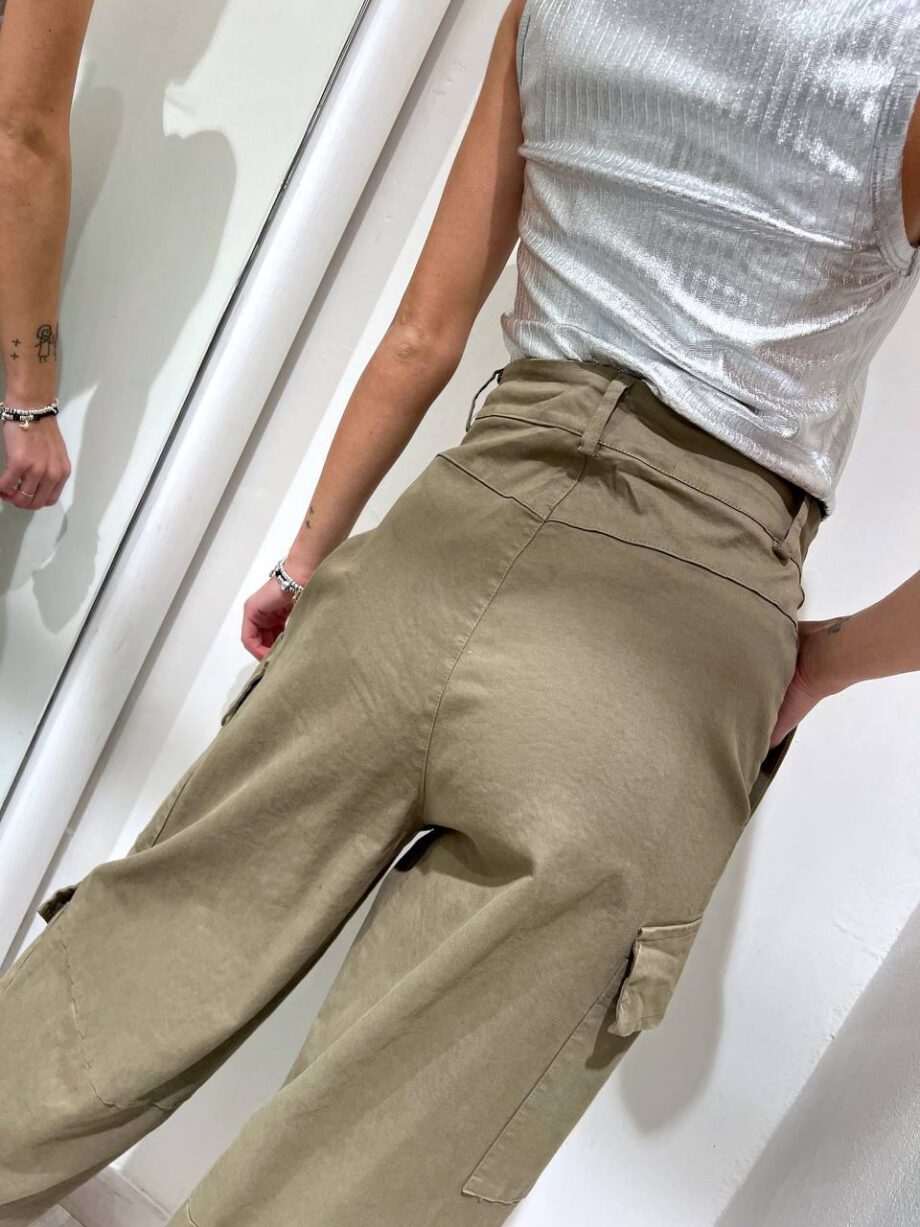 Shop Online Pantalone cargo verde militare HaveOne