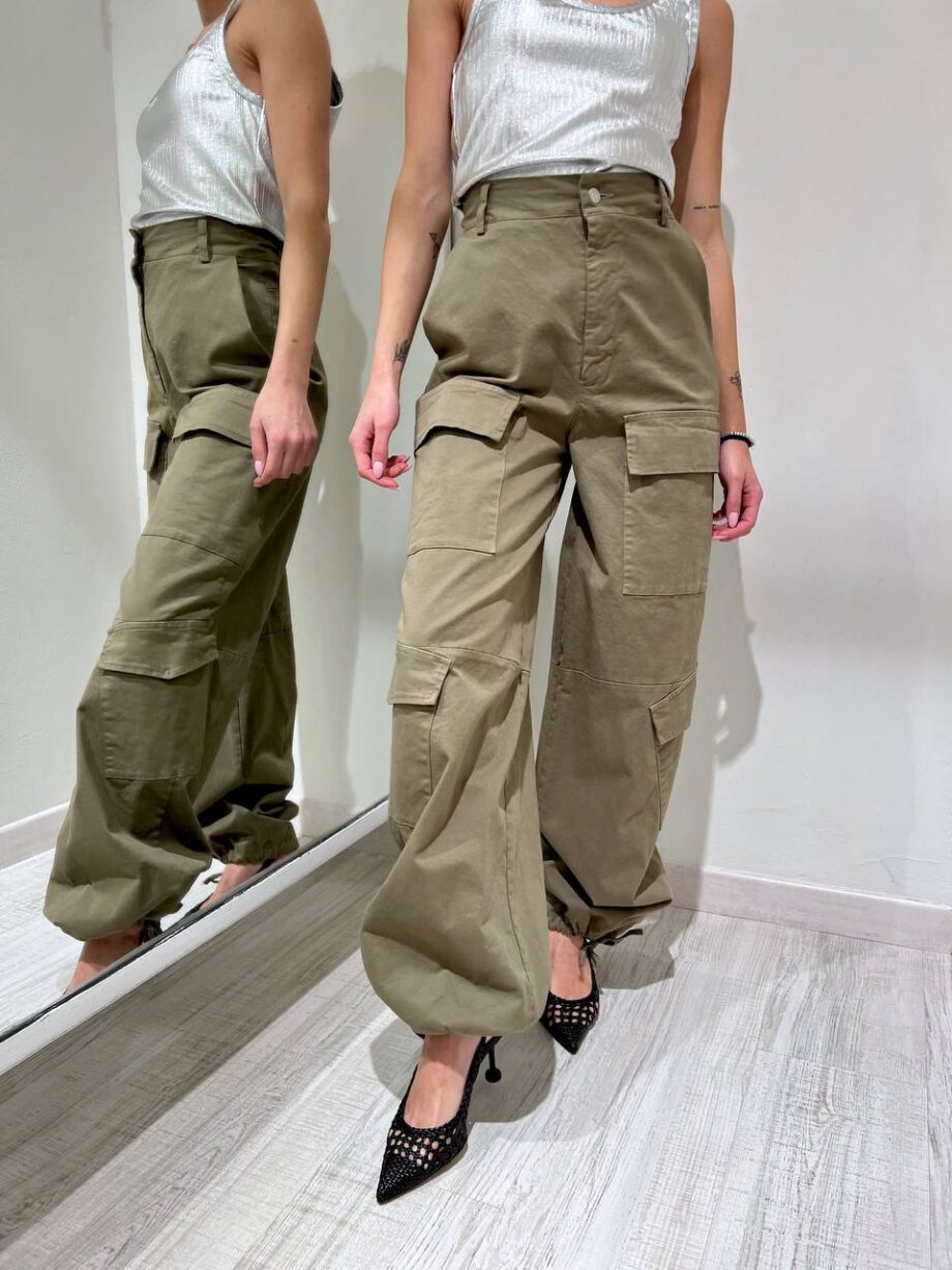Shop Online Pantalone cargo verde militare HaveOne