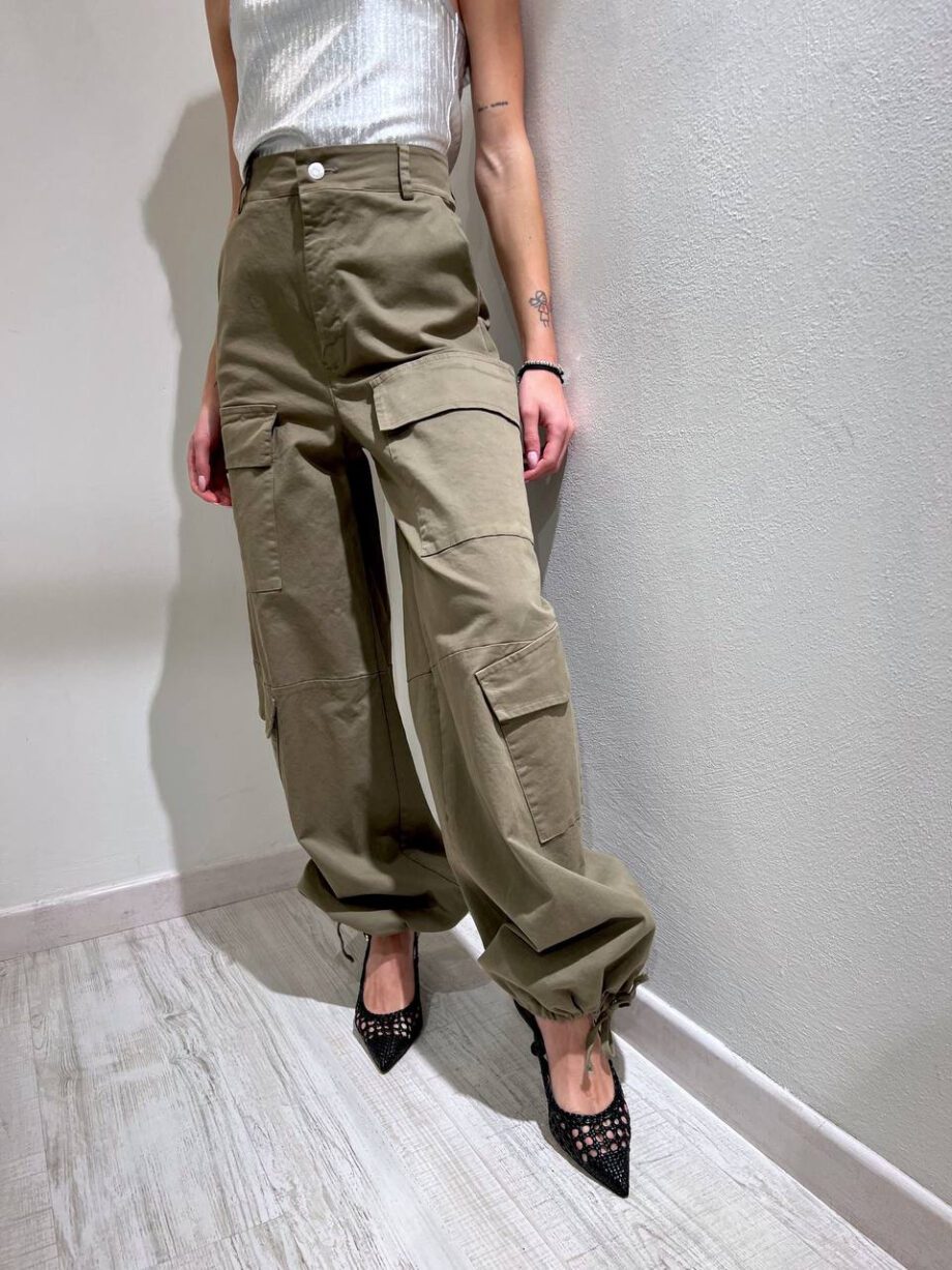 Shop Online Pantalone cargo verde militare HaveOne