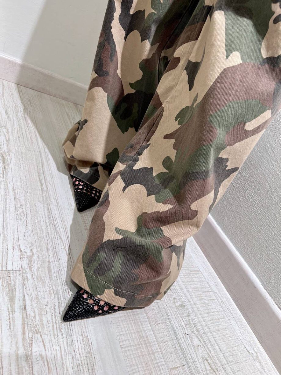 Shop Online Pantalone palazzo camouflage HaveOne