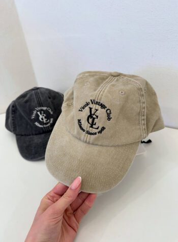 Shop Online Cappello con visiera beige sabbia Vicolo