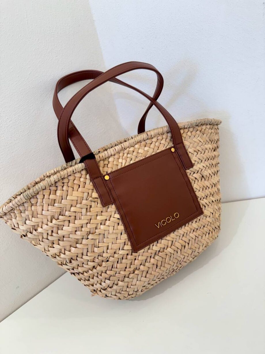 Shop Online Borsa grande Sain Tropez in rafia Vicolo