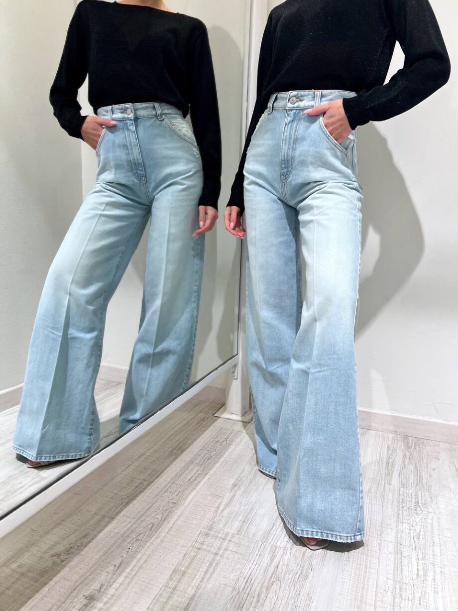 Shop Online Jeans Lexie chiaro palazzo Vicolo