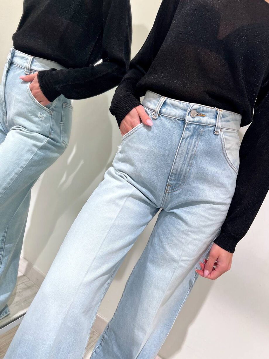 Shop Online Jeans Lexie chiaro palazzo Vicolo