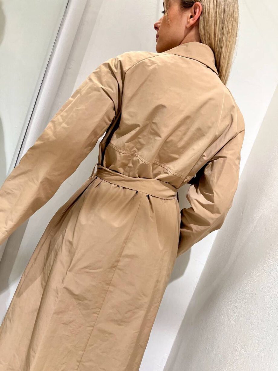 Shop Online Trench lungo beige doppiopetto Souvenir