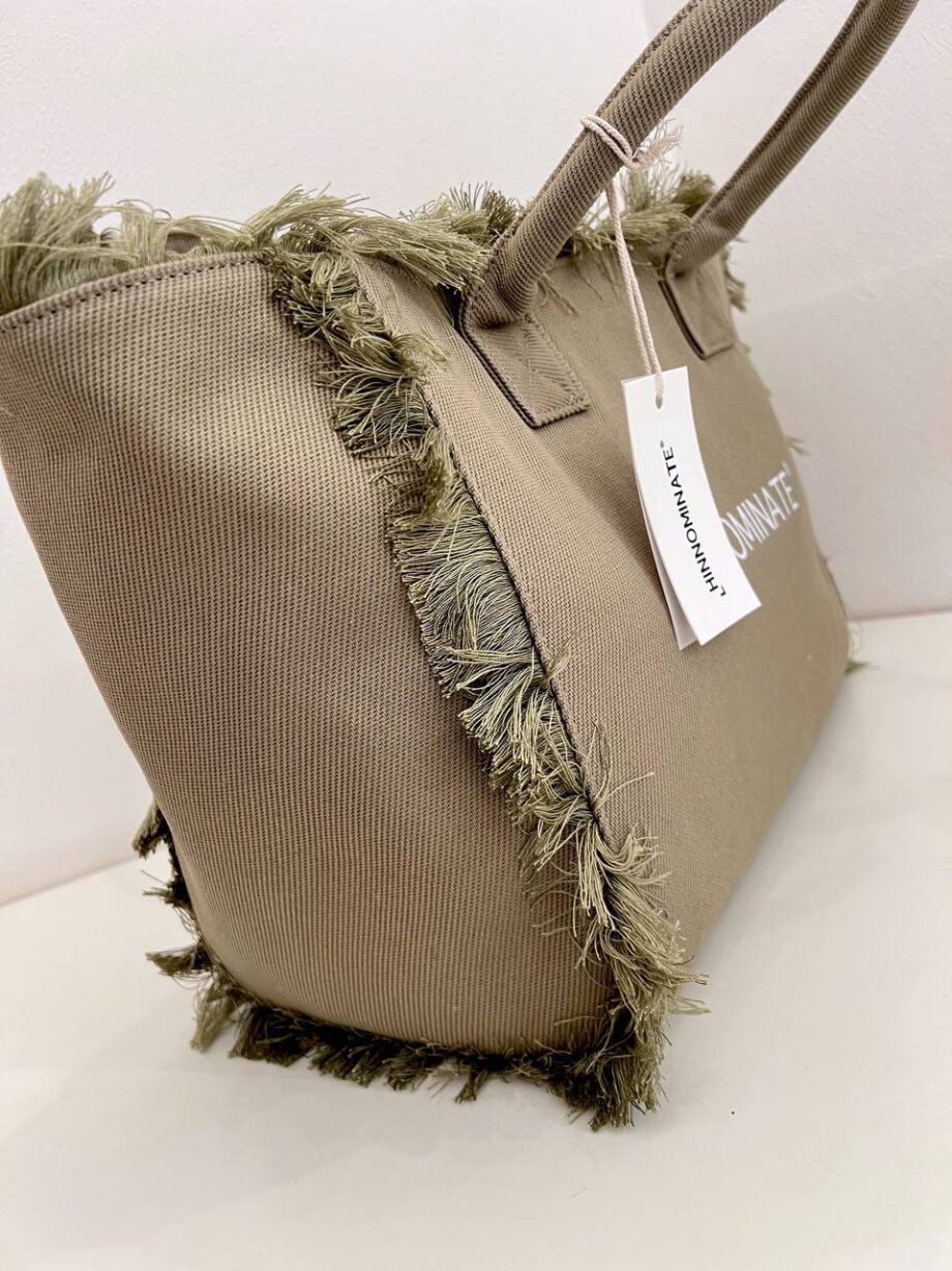 Shop Online Borsa grande shopper verde militare Hinnominate