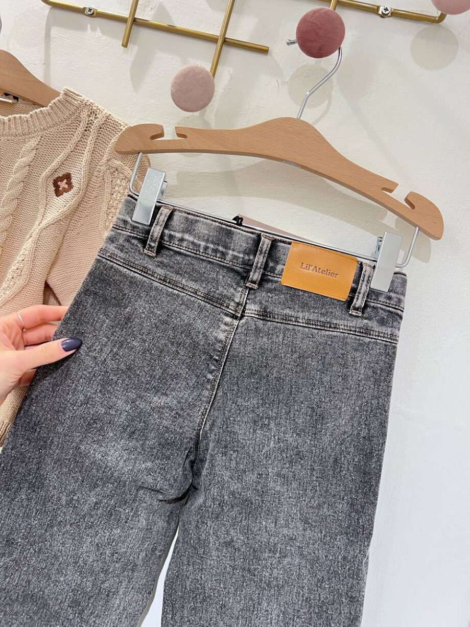 Shop Online Jeans dritto grigio sfumato Lil' Atelier