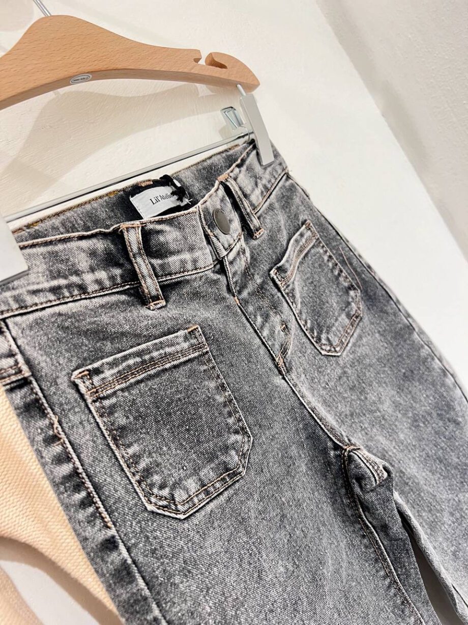 Shop Online Jeans dritto grigio sfumato Lil' Atelier