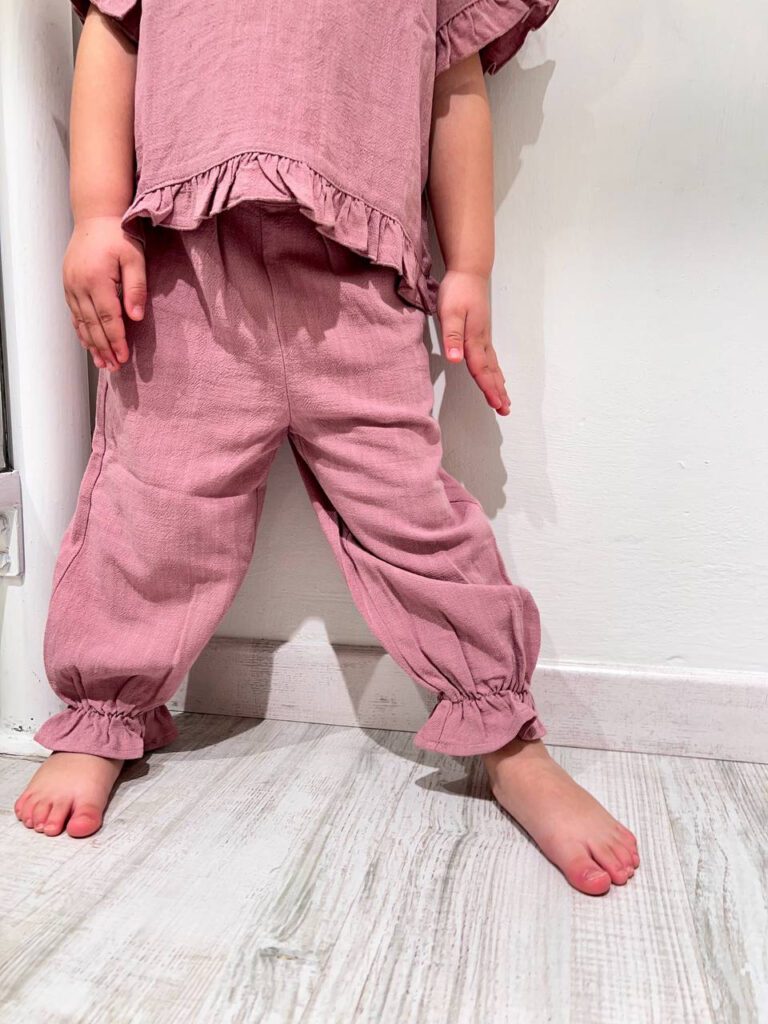 Pantalone morbido rosa antico Lil' Atelier Shop Online Pantalone morbido rosa antico Lil' Atelier