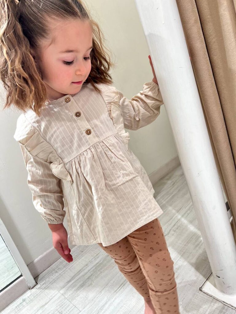 Blusa burro con rouches Lil' Atelier Shop Online Blusa burro con rouches Lil' Atelier