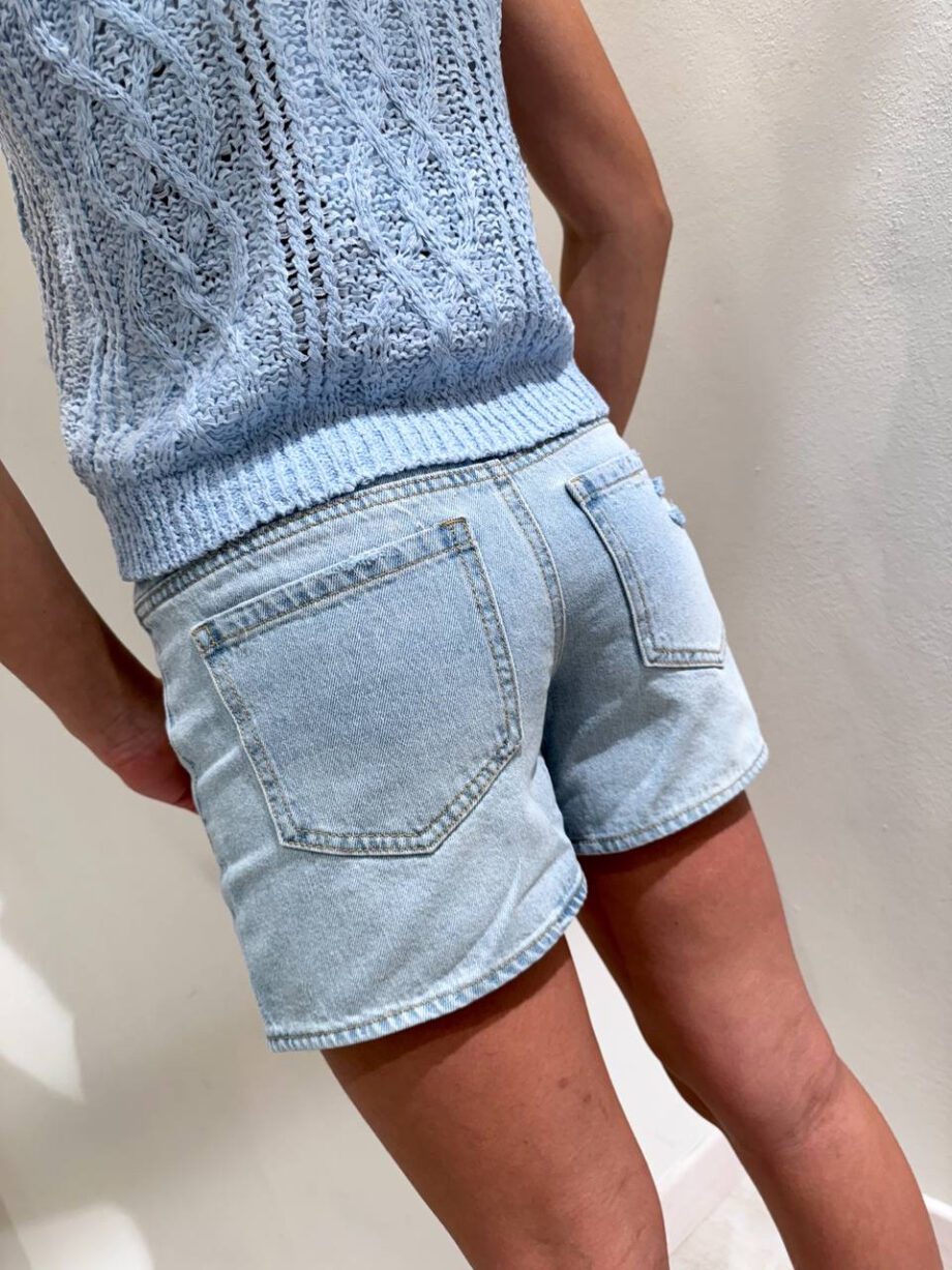 Shop Online Short in denim con rotture Name It