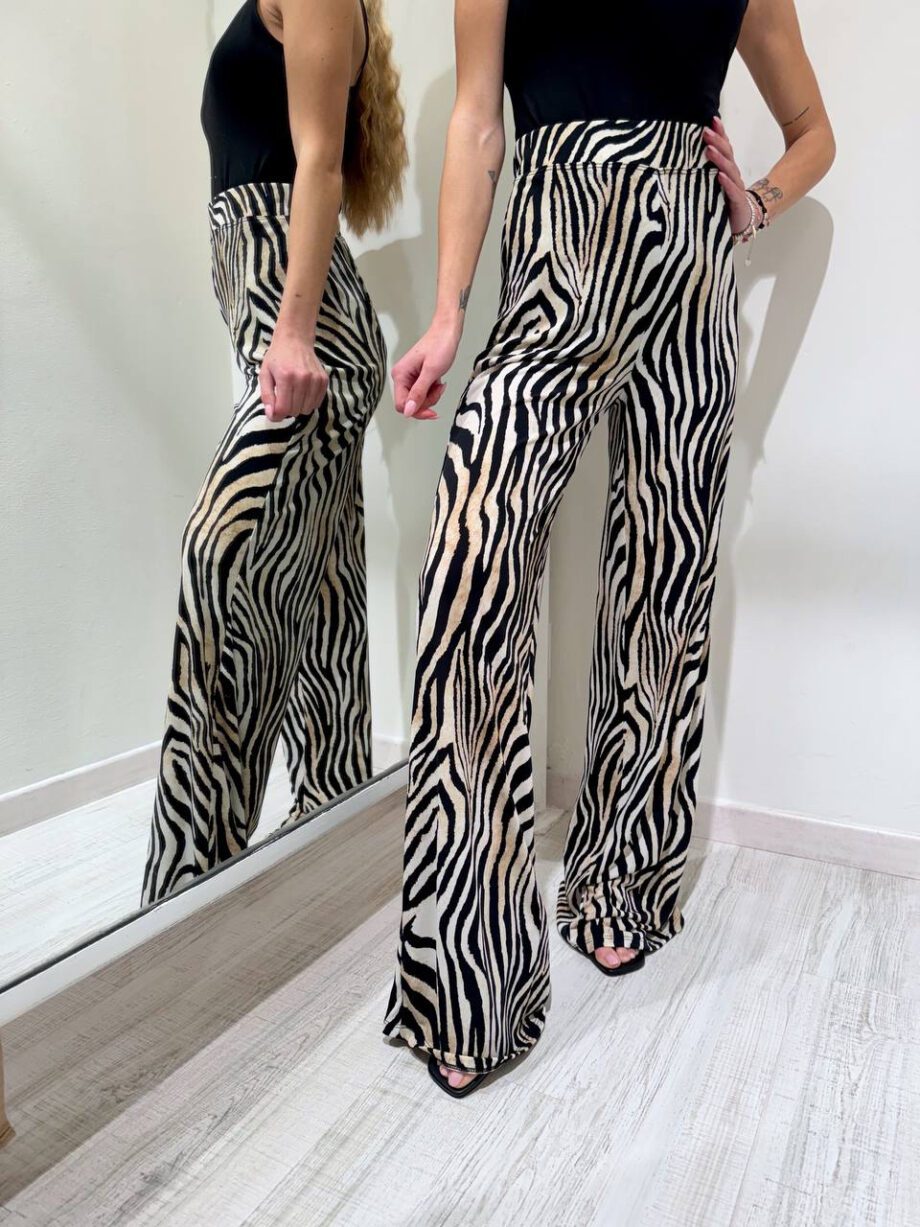 Shop Online Pantalone dritto zebrato Vicolo
