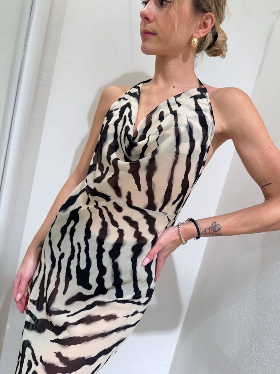 Shop Online Vestito lungo Zoe fantasia safari Mar De Margaritas