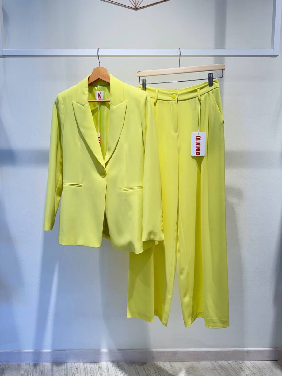 Shop Online Pantalone palazzo lime Kontatto