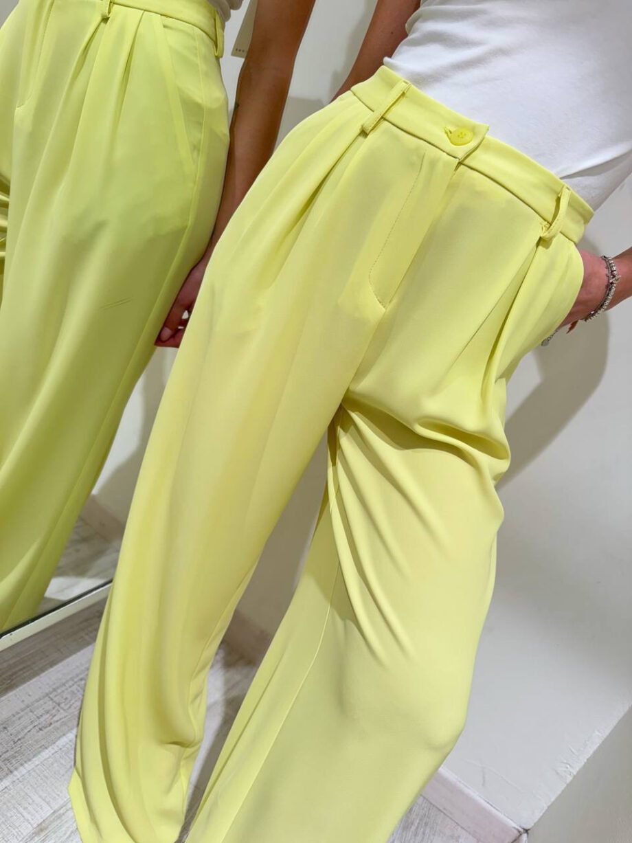 Shop Online Pantalone palazzo lime Kontatto