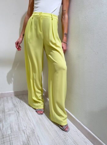 Shop Online Pantalone palazzo lime Kontatto